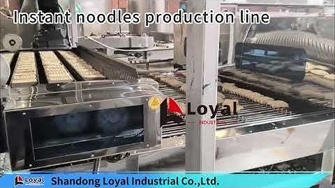 Automatic Fried Instant Noodles Production Line with High Precision Control and Energy Saving