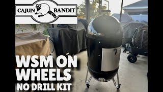 Weber Smokey Mountain MOD on Wheels┃Cajun Bandit No Drill kit ┃ by Backyard Warrior 1,495 views 11 months ago 9 minutes, 4 seconds