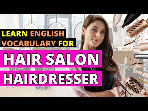 Hairdressers English Glossary | Hair Salon English Wordlist | English Vocabulary | Stylist