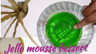 2 Ingredients only  How to Make Jelly mousse Dessert  -  Jelly pudding - Milk Jelly