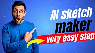 Photo into sketch in just 5 sec 👆With Ai | Ai Photo editing apps 2024 screenshot 4