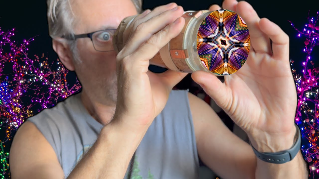 DIY Kaleidoscope: Science & Craft Fun! Focus on Something Positive.