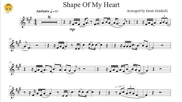 Shape Of My Heart by Sting (Flute Solo with Piano Accompaniment/Sheets)