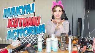 MAKYAJ MALZEMELERİ KUTUMU AÇIYORUM | TOFAN YAPIYORUZ