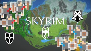 I Made The 9 SKYRIM Holds Go To War In WorldBox!