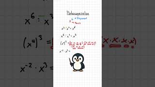 Potenzgesetzte mit Klammern und negativen Exponenten #shorts #mathe #schule #erklärung #potenzen