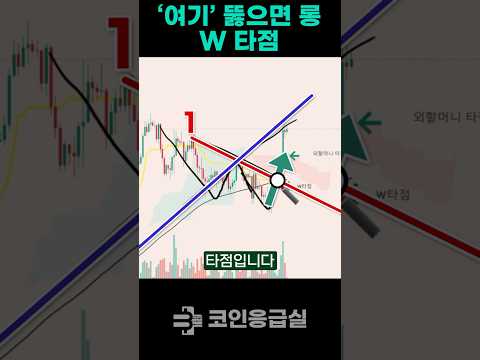   타점 잡는 귀신 미래예측 W 타점으로 비트코인 수익률 400