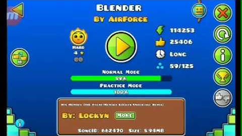 Amazing level !  Geometry Dash Blender by AirForce