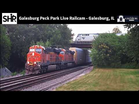 Peck Park Live Railcam – Galesburg, IL — Galesburg, IL live camera thumbnail