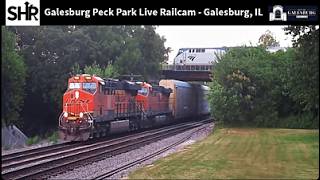 Galesburg Peck Park Live Railcam - Galesburg, IL #SteelHighway