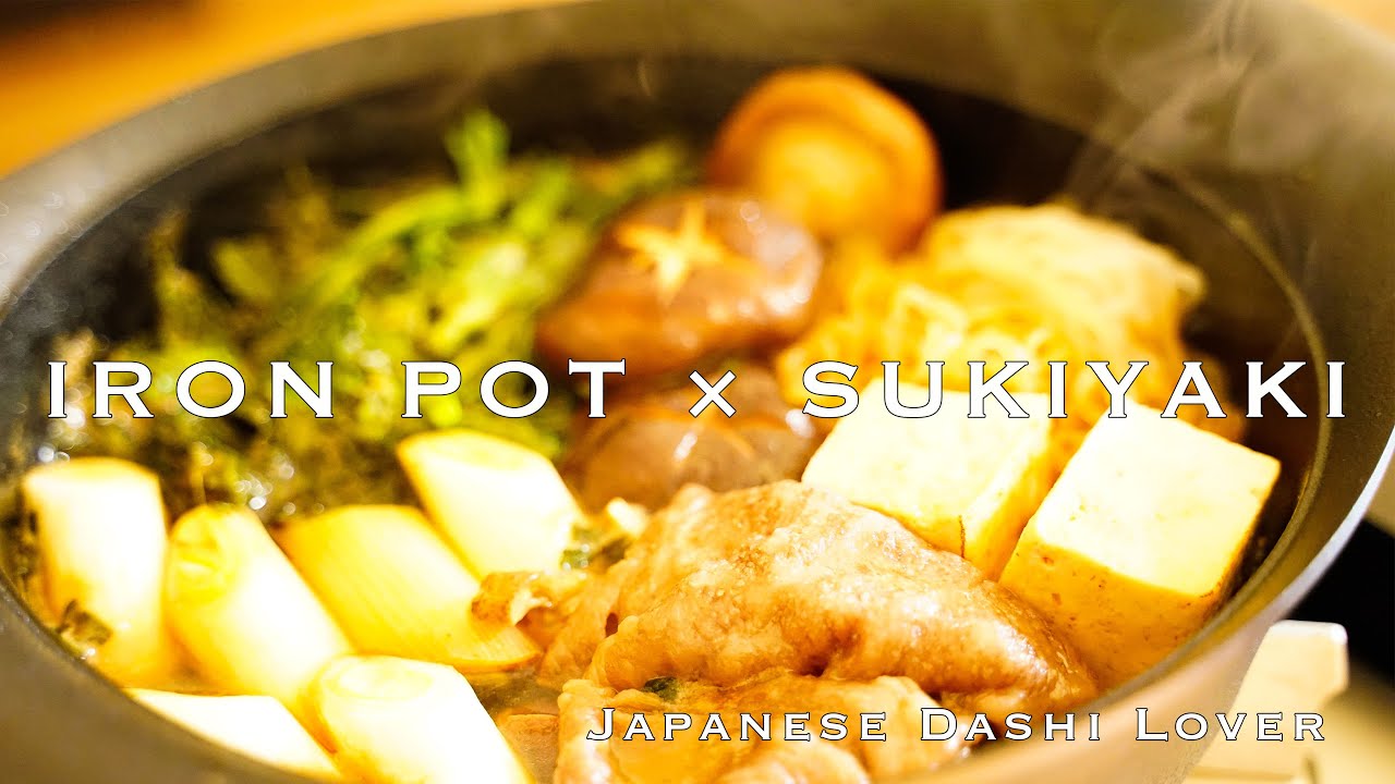 SUKIYAKI - Kanto Style / 関東風すき焼きの作り方 - Japanese food recipe[ASMR COOKING SOUND]