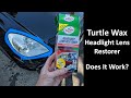 Turtle Wax Headlight Restorer All Steps