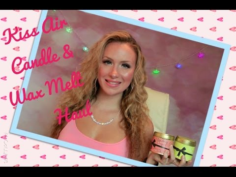 Kiss Air Candle & Wax Melt Haul Summer 2015 - Soy Scented Candle Wax Tarts