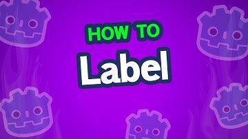 How to use Label in Godot Tutorial (add text)