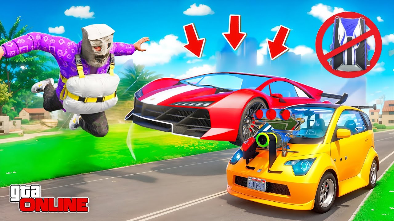 УГНАЛ СУПЕР-ТАЧКИ, НО БЕЗ ПАРАШЮТА ЧЕЛЛЕНДЖ!!! КТО ЛУЧШЕ УПАДЕТ? | БИТВА ПАРАШЮТИСТОВ В ГТА 5 ОНЛАЙН