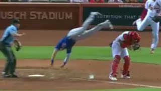 MLB Incredibly Acrobatic Plays