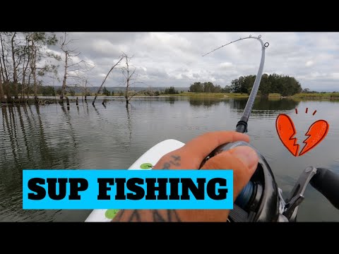 SUP -STAND UP PADDLEBOARD FISHING – TEST RUN BASS FISHING