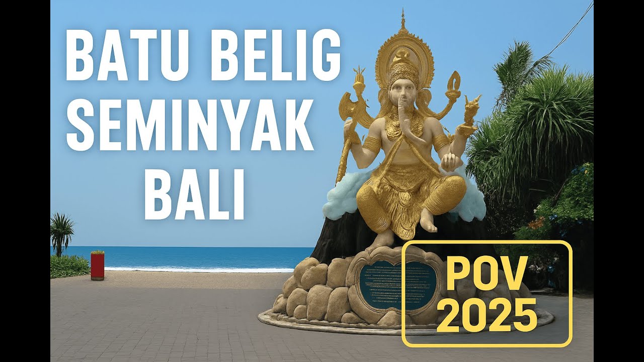 Seminyak to Batu Belig, Bali | 4K Scooter POV