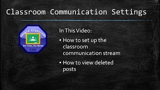Control the Student Communication Stream in Google Classroom