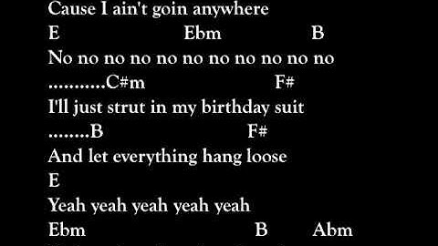 Bruno Mars "Lazy Song" - Drums Only w Scrolling Lyrics & Chords