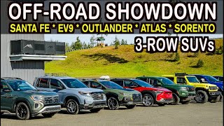 Watch Before You Buy: 3-Row Family SUVs Battle Off-Road Course