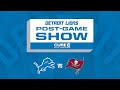 Lions vs. Buccaneers Week 7 Postgame Show | Live Coverage & Highlights 🦁