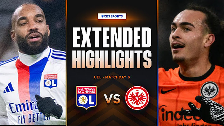 Lyon vs. Eintracht Frankfurt: Extended Highlights | UEL League Phase MD 6 | CBS Sports Golazo