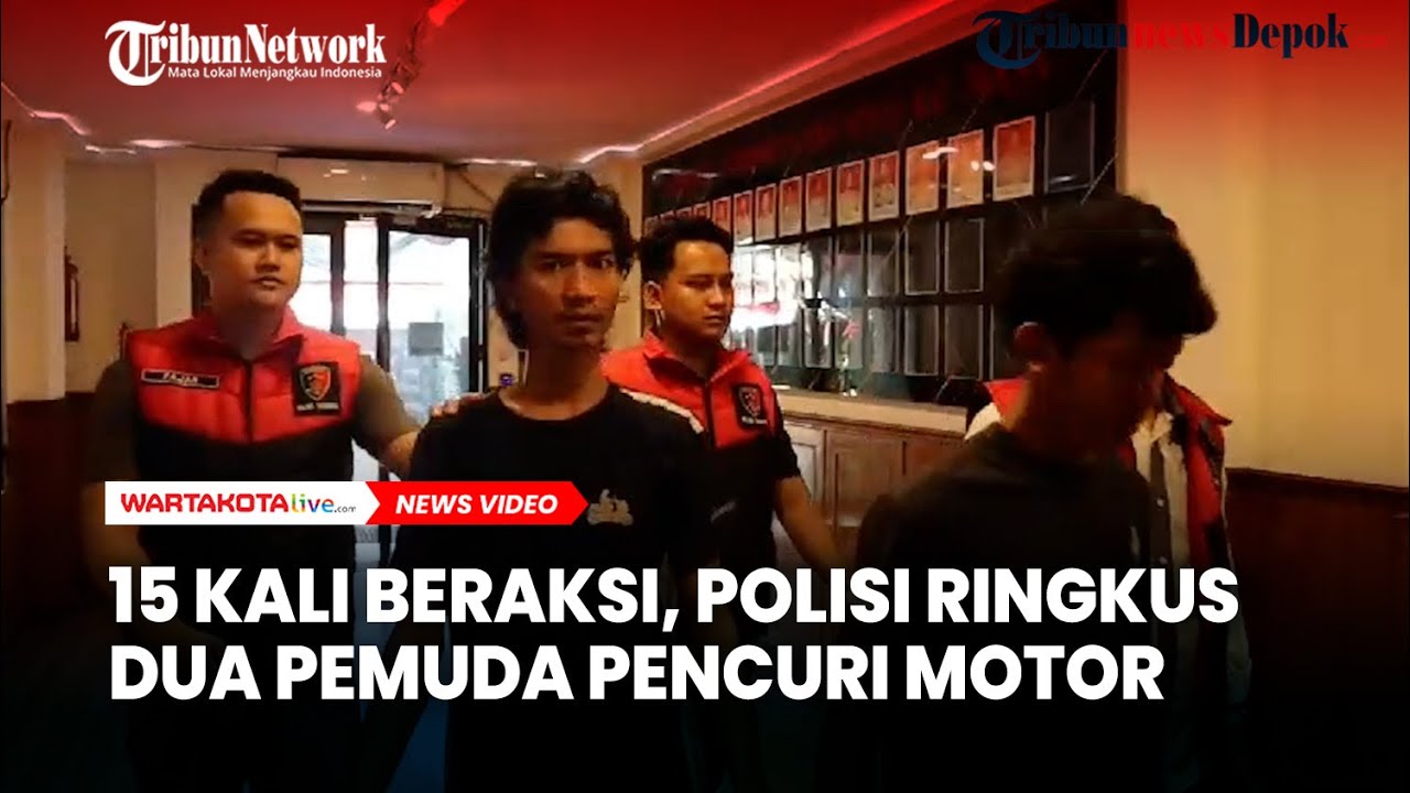 15 Kali Beraksi, 2 Pelaku Spesialis Curanmor Dibekuk Polsek Tambora