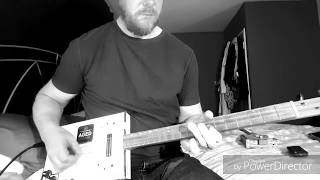 paranoid - black sabbath - cigar box guitar cover