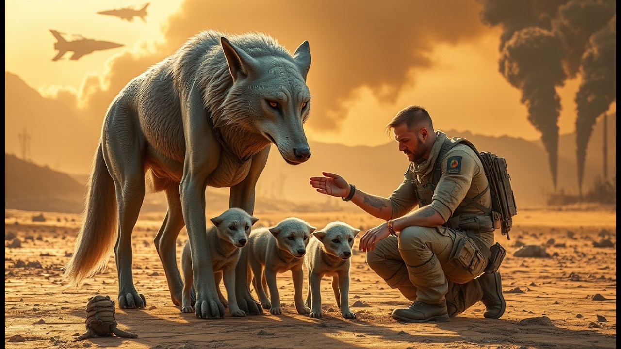 Dadly Wolves Aliens Abandoned a Deadly Wolf and Her Cubs—Until a Human Made a Life ...