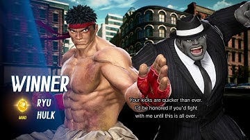 Marvel vs Capcom Infinite playthrough - Ryu and Hulk