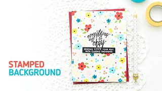 Card template Encouragement