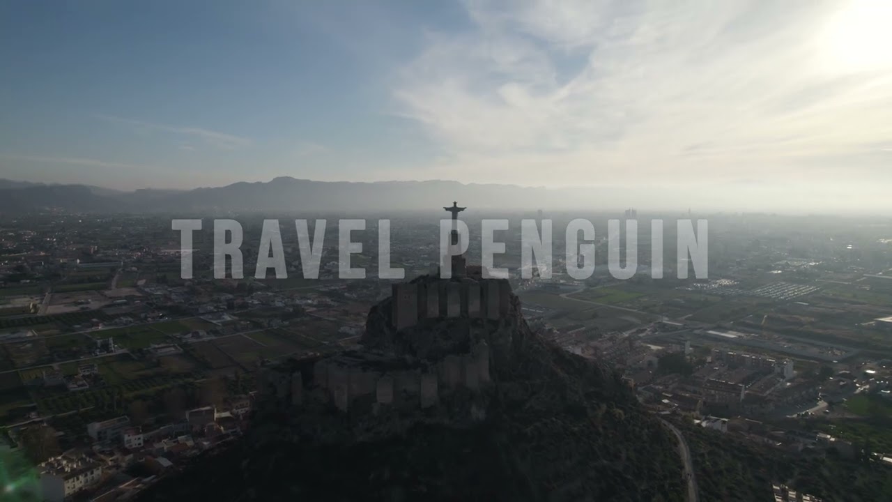 Spain 🇪🇸 Murcia, Christ of Monteagudo [4K] Drone Stock Footage 13