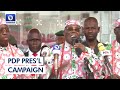 PDP Campaign Train Makes A Stop In Edo State