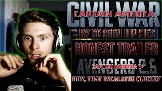 Vapor Reacts #55 | Captain America: Civil War - Honest Trailer REACTION!! XD