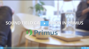 Sound field calibration in Primus | Auditdata