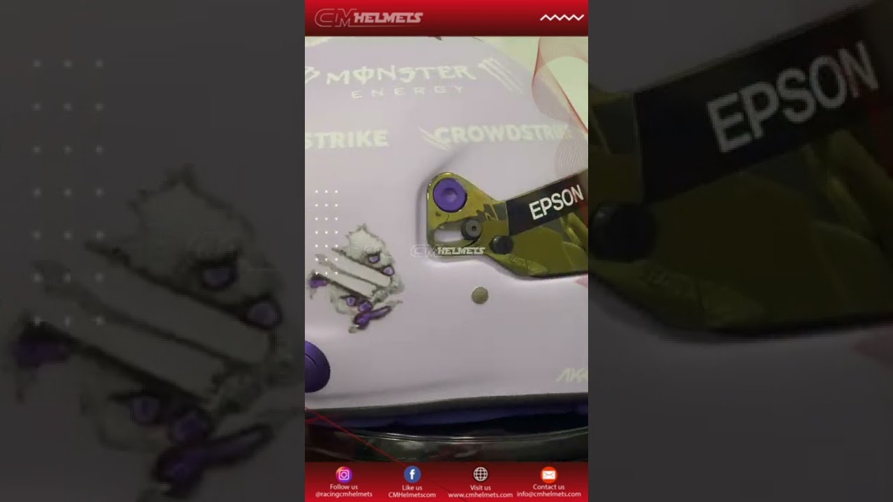 LEWIS HAMILTON 2022 MONACO GP F1 REPLICA HELMET FULL SIZE 