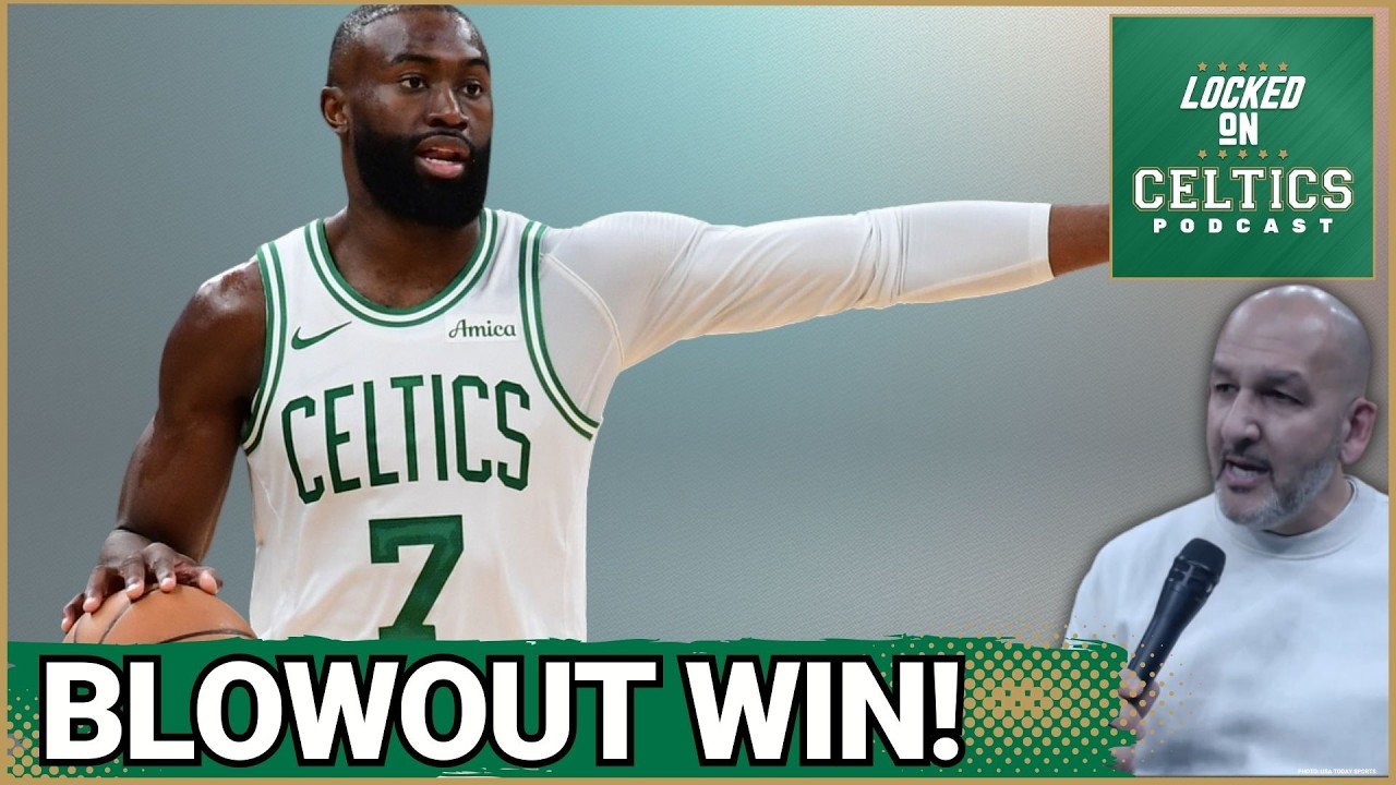 Boston Celtics DOMINATE as Nikola Vucevic and Jaylen Brown IGNITE the TD Garden Crowd!