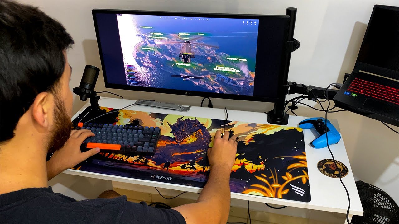 Testando o Mousepad do FALLEN - É bom para FPS?