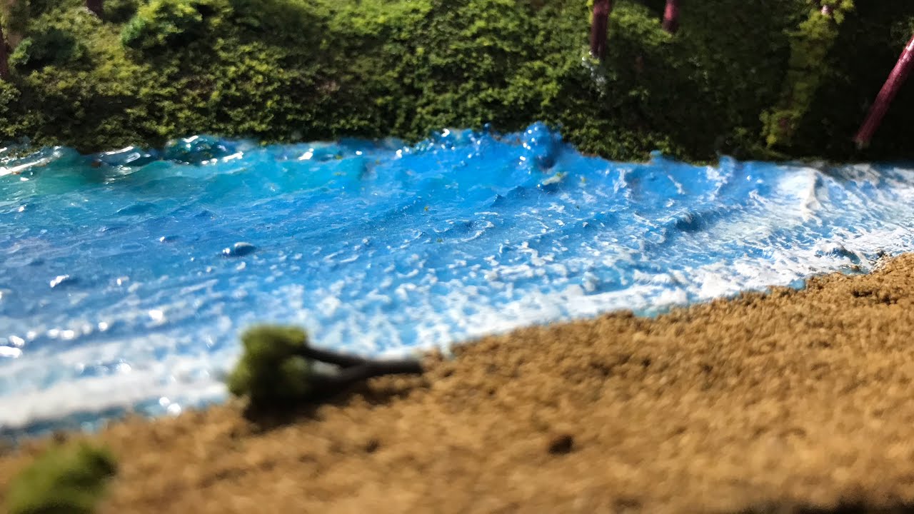 海に行きたいので海のジオラマ作ってみた How To Make A Sea Diorama Youtube
