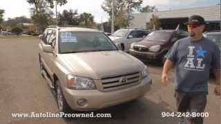 Autoline's 2006 Toyota Highlander w/3rd Row Walk Around Review Test Drive