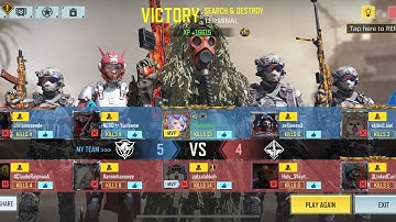 THIS HOW I CARRY USING SNIPER IN TERMINAL RANK MATCH SND CALL OF DUTY MOBILE GARENA