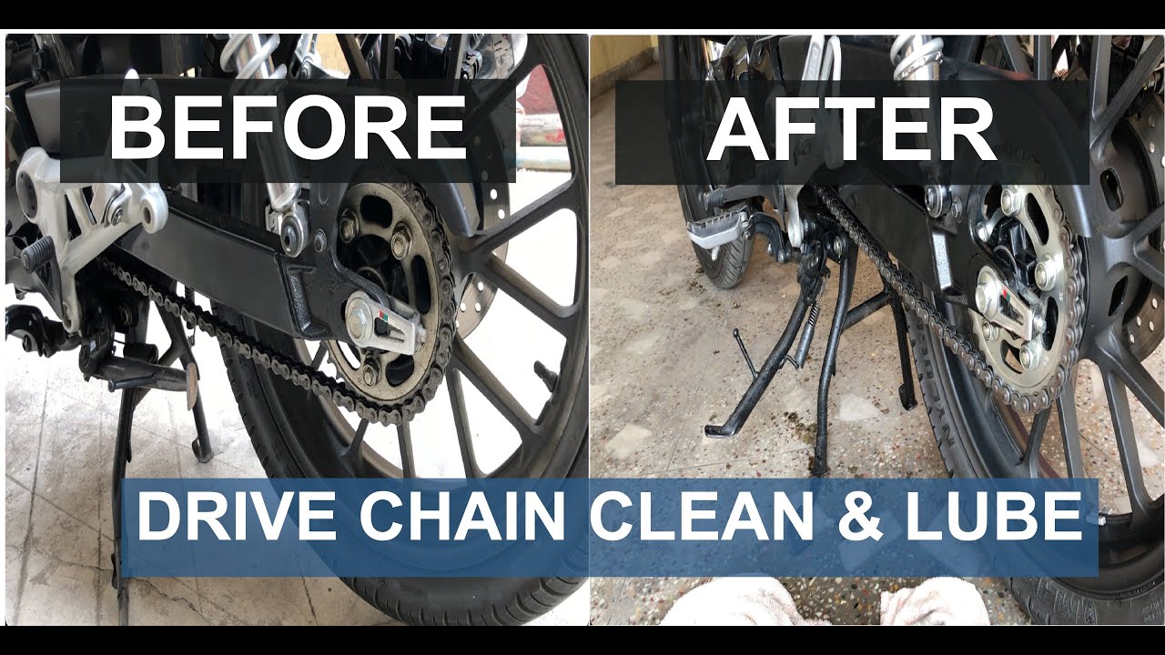 Honda H'ness CB 350 Drive Chain Maintanence Motorcycle Drive Chain