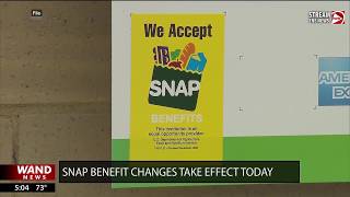 SNAP benefit changes take effect today
