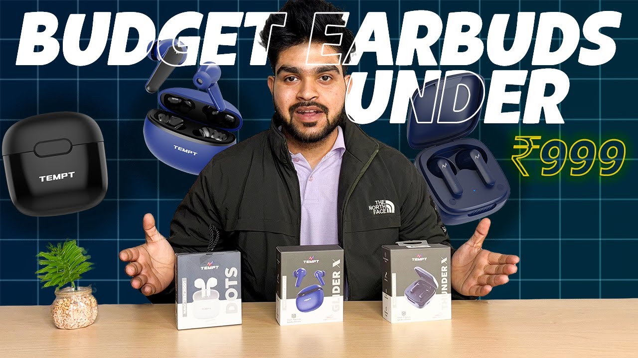 Top 3 Budget Earbuds Under ₹1000 | Dots, Glider X & Thunder X Earbuds!