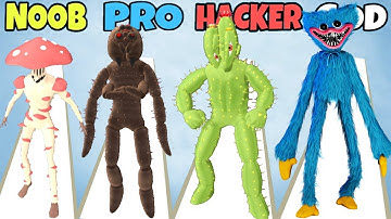 NOOB vs PRO vs HACKER vs GOD in Monsters Lab (Huggy Wuggy) Big Upgate Part5