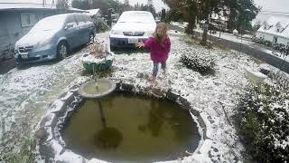 Amelia outside with ice and snow - GoPro Hero4 tests - with music by 2sharestuff 13 views 4 years ago 3 minutes, 24 seconds