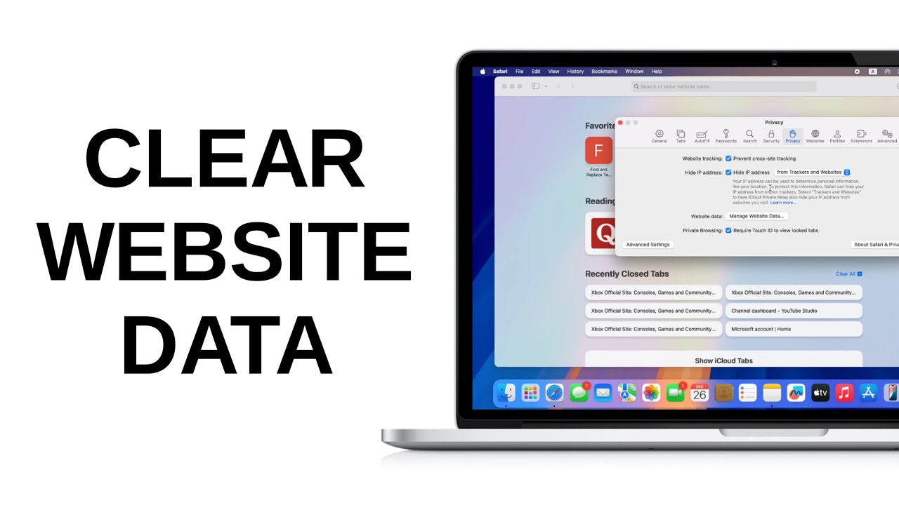 How To Clear Data From A Website On Mac YouTube How to clear data from a website on mac youtube