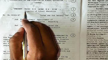 Typewriting English Senior Letter | Part 1 | Typewriting Official Proceedings Letter