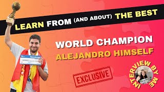 Interviewing Alejandro Clemente León the World Champion of Speed Puzzling [UNFILTERED]